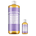 Dr. Bronner's Pure-Castile Lavender Bundle – 32oz + 2oz Travel Bottle