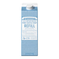 Dr. Bronner's Pure-Castile Soap Refill (32oz) – Regenerative Organic Oils, 86% Less Plastic, Baby Unscented, 18-in-1 Uses