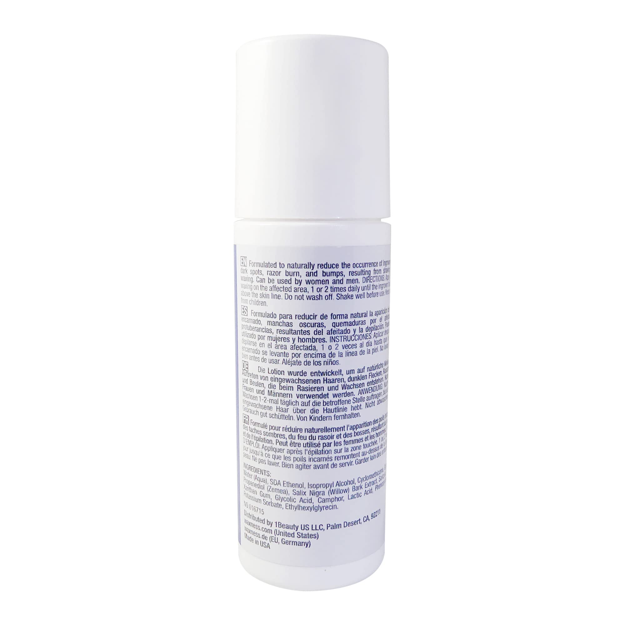 Waxness Dr. Bump Natural Ingrown Hair Lotion Roll-On – 3 fl oz (88 ml)