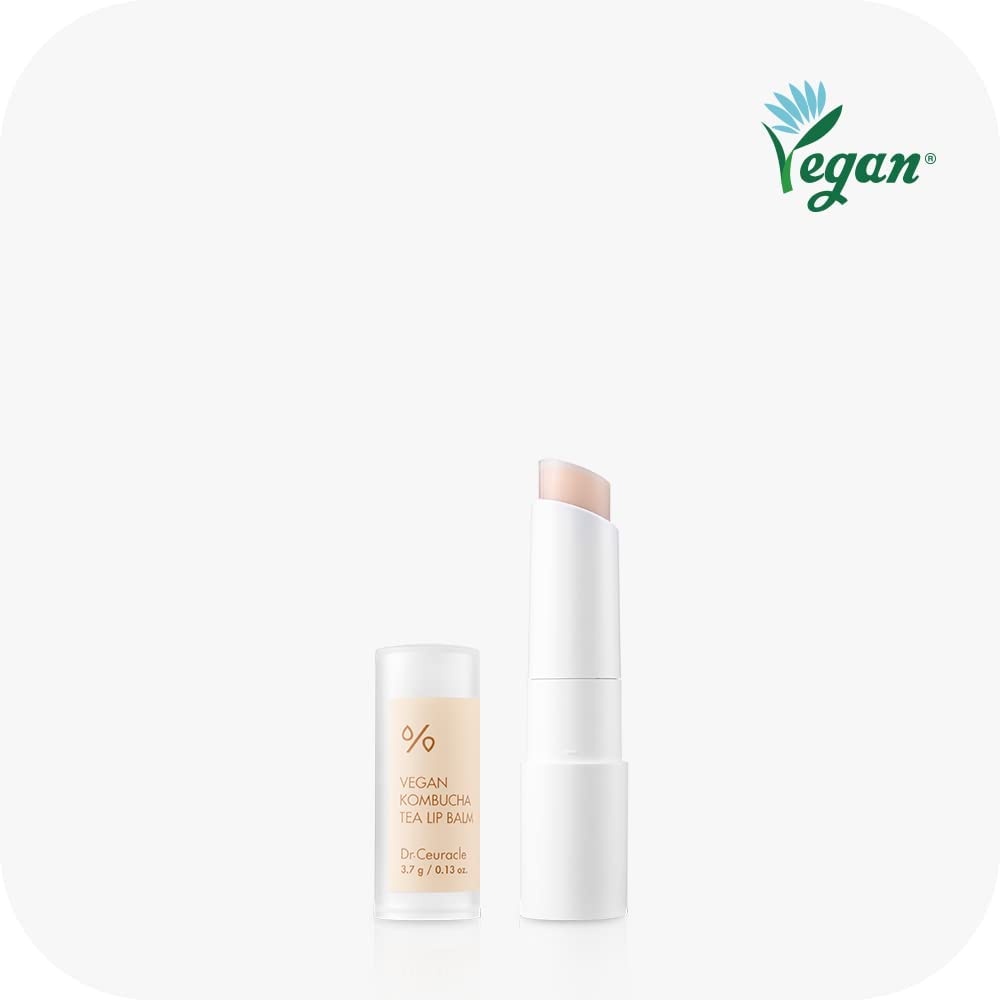 Dr.Ceuracle Vegan Kombucha Tea Lip Balm – Soft, Hydrating Lip Moisturizer (3.7 g)