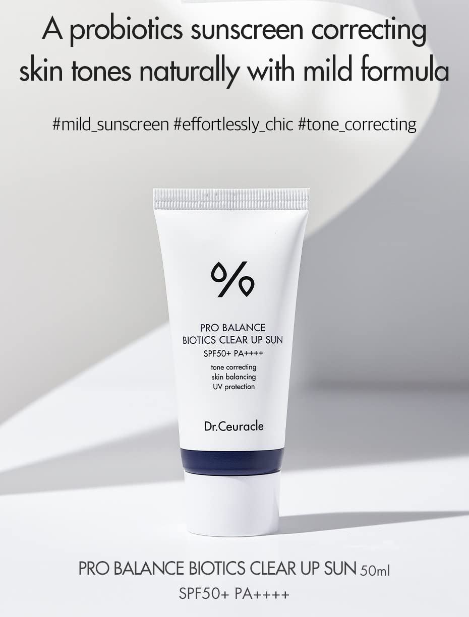 Dr. Ceuracle Pro Balance Biotics Clear Up Sun SPF 50+ PA+++ | Probiotics Sunscreen