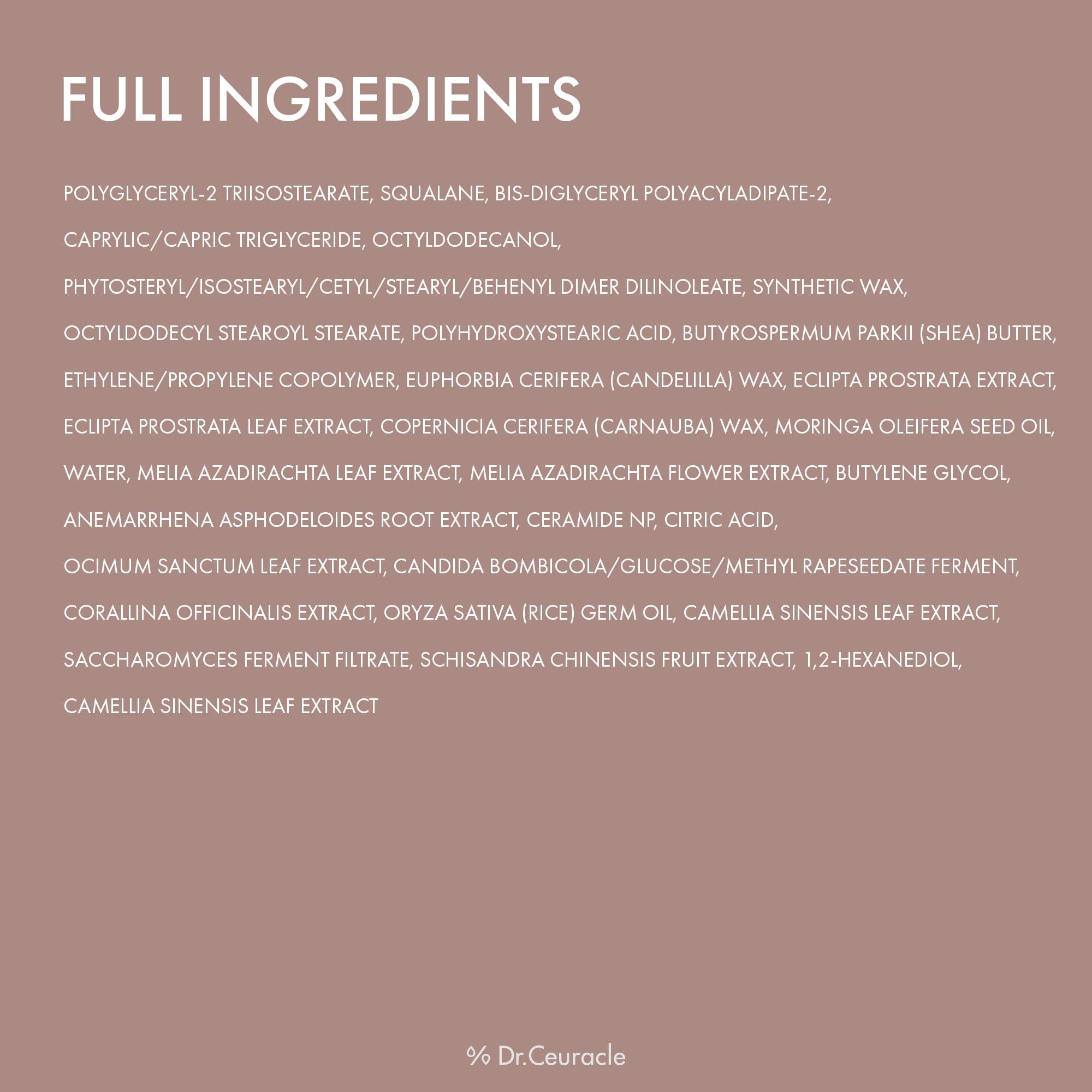 Dr.Ceuracle Vegan Kombucha Tea Lip Balm – Soft, Hydrating Lip Moisturizer (3.7 g)