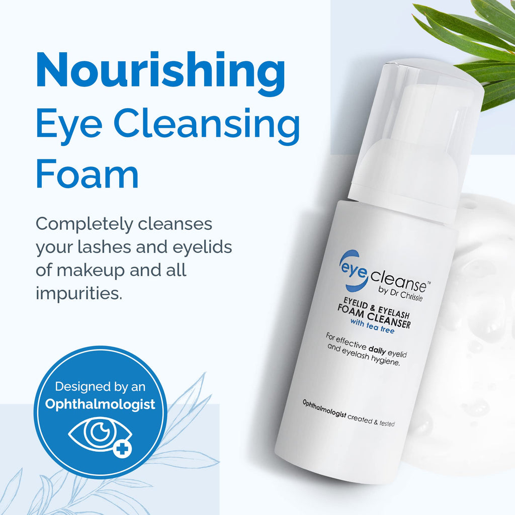 Dr Chrissie All-in-One Eyelid & Eyelash Cleanser for Extensions – EyeCleanse, 50 ml