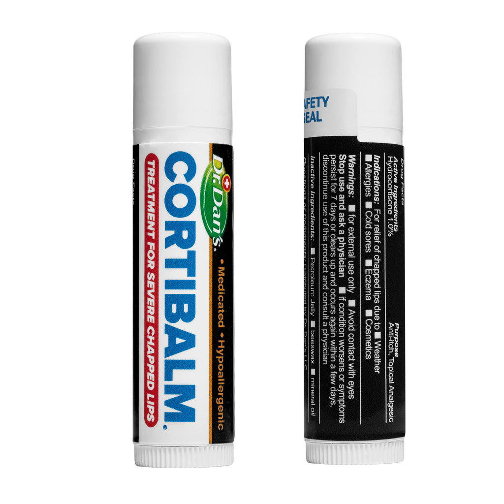 Dr. Dan's Cortibalm 2-Pack | Healing Lip Balm for Severely Chapped Lips
