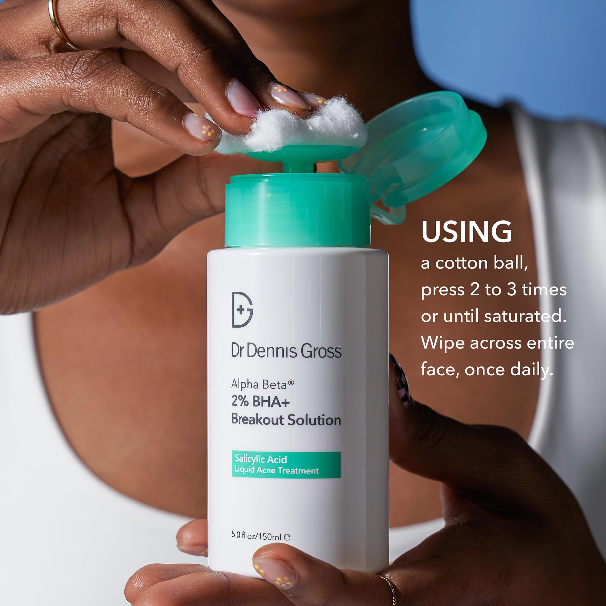Dr Dennis Gross Alpha Beta 2% BHA+ Breakout Solution – Minimize Pores, Clear Breakouts | 5 oz