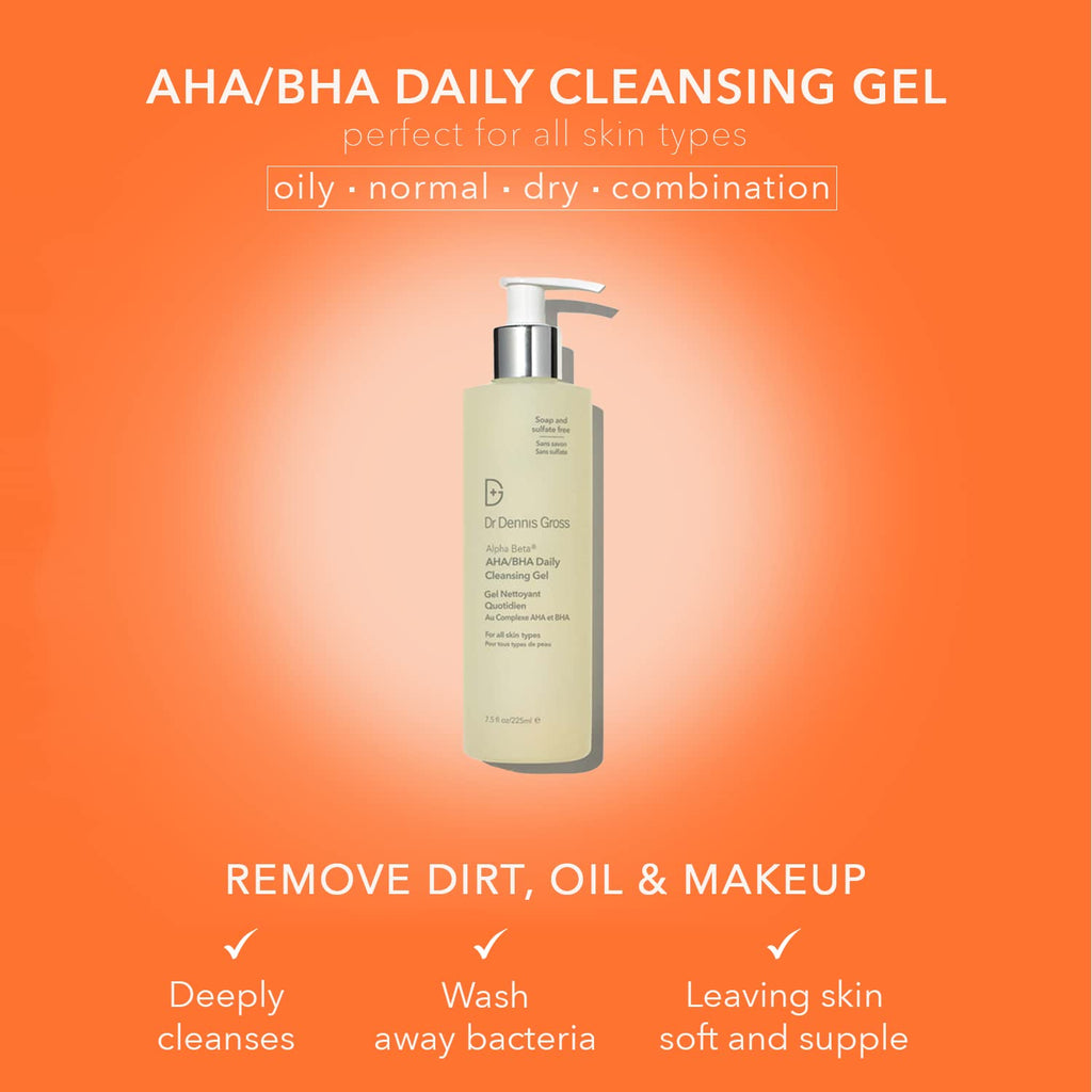 Dr Dennis Gross Alpha Beta Daily Cleansing Gel – Purify Dull, Congested Skin