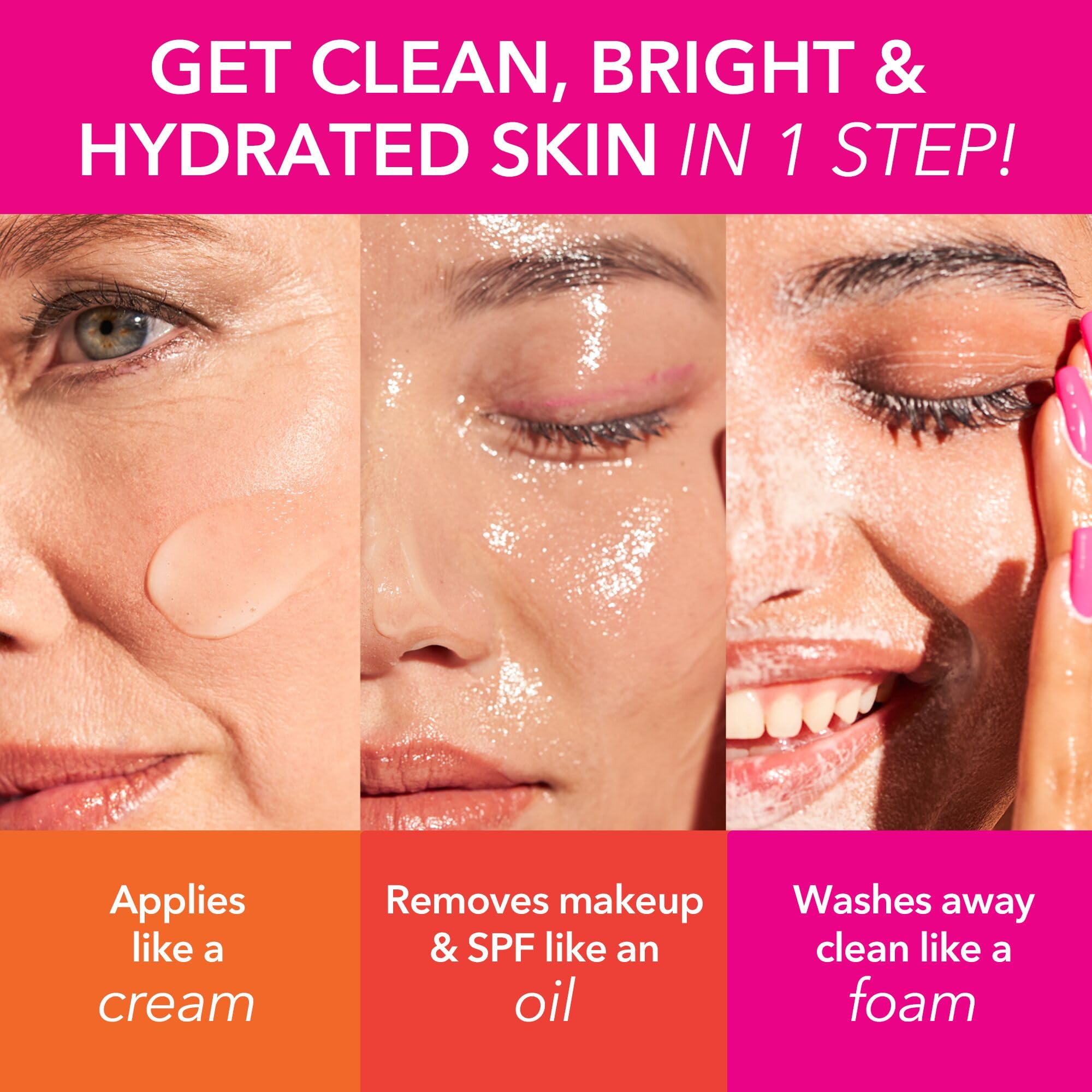 Dr Dennis Gross Vitamin C Lactic Creamy Cleansing Oil — Removes Makeup & SPF (6 oz)