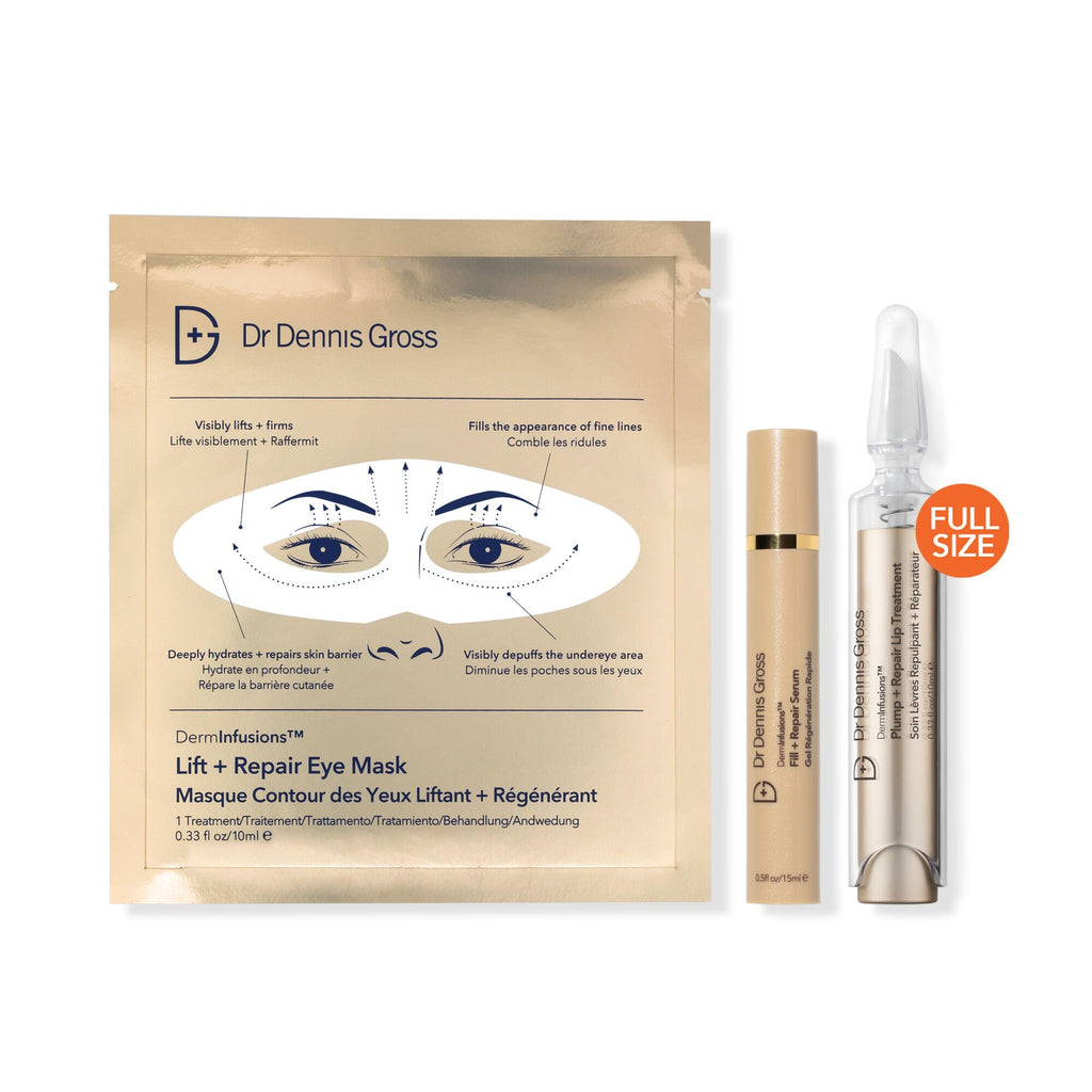 Dr Dennis Gross DermInfusions Discovery Kit – Plump, Fill & Repair Skincare Set