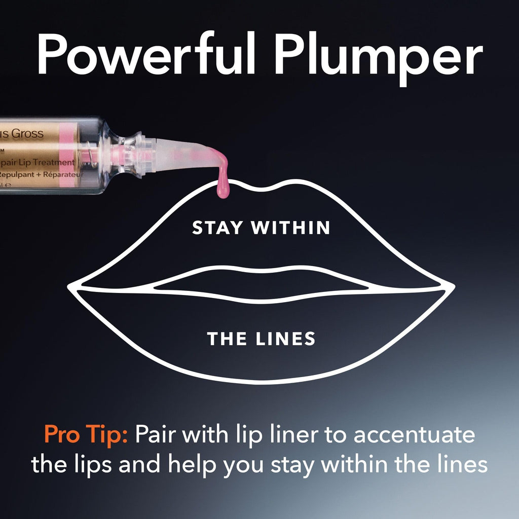 Dr Dennis Gross DermInfusions Plump + Repair Lip Treatment Clear – Hyaluronic Acid, Peptides, Barrier Repair