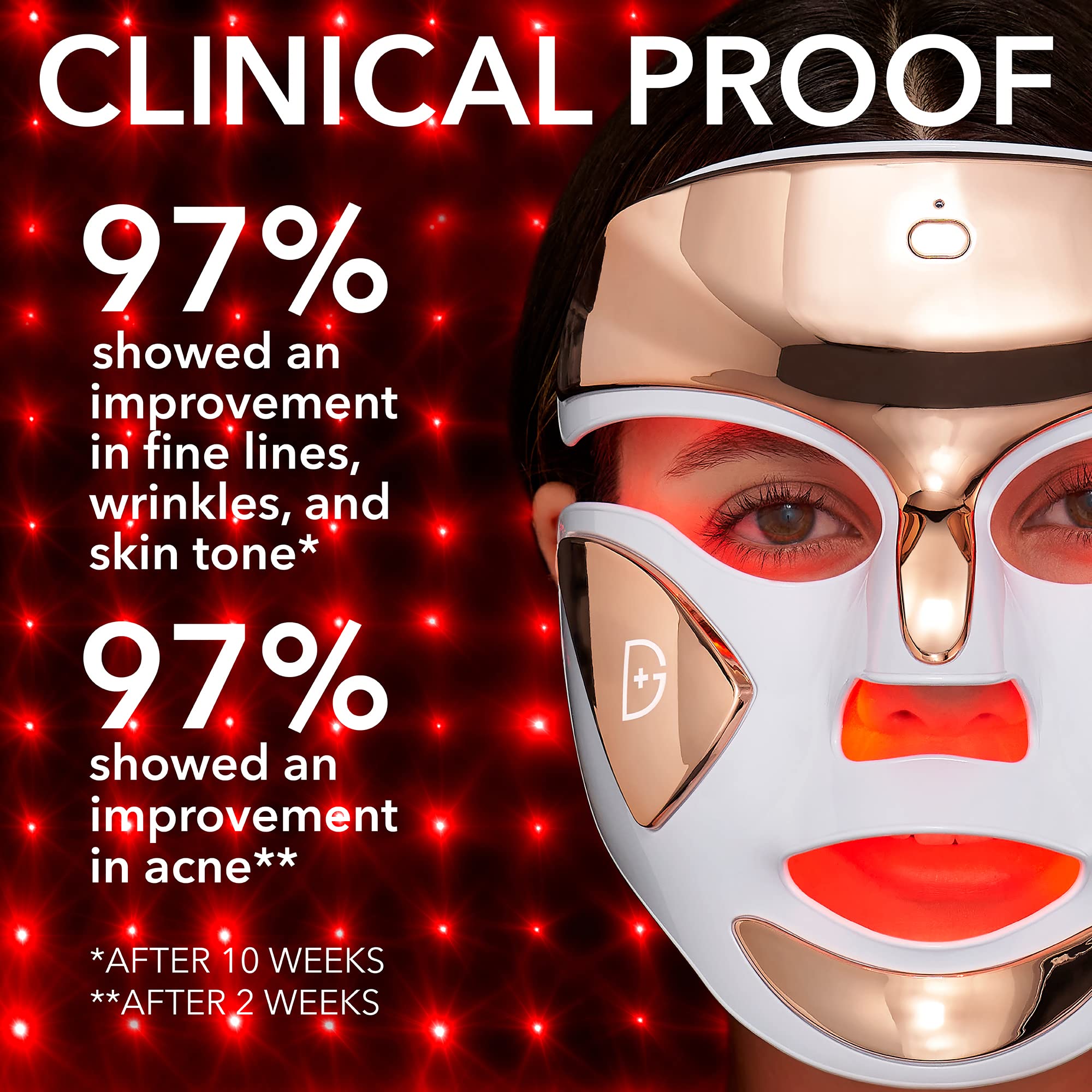 Dr Dennis Gross dpl FaceWare Pro Pink LED Mask Gift Set – Collagen, Brightening & Firming with Cleansing Oil, Dewy Deep Cream & 5 Universal Daily Peels | $592 Value