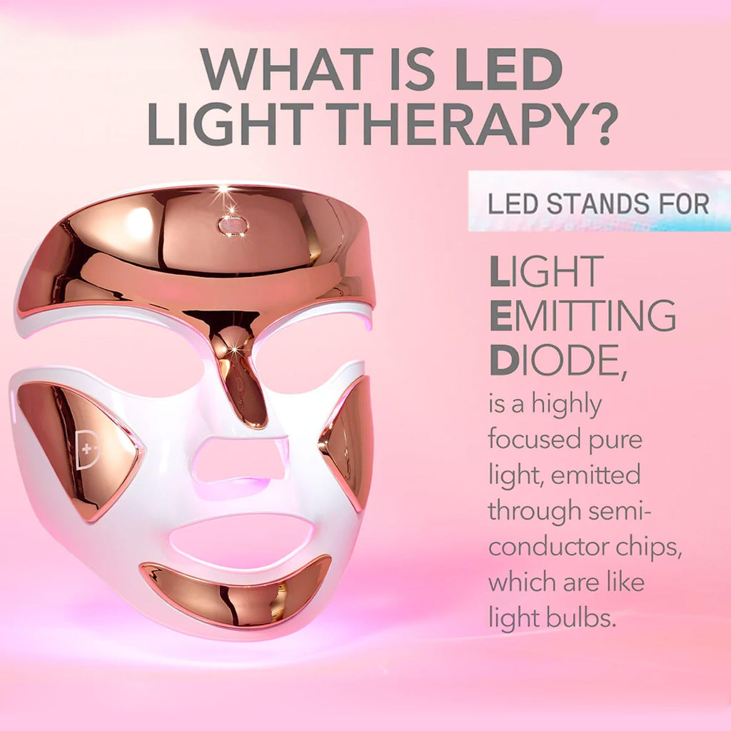 Dr Dennis Gross dpl FaceWare Pro Pink LED Mask Gift Set – Collagen, Brightening & Firming with Cleansing Oil, Dewy Deep Cream & 5 Universal Daily Peels | $592 Value