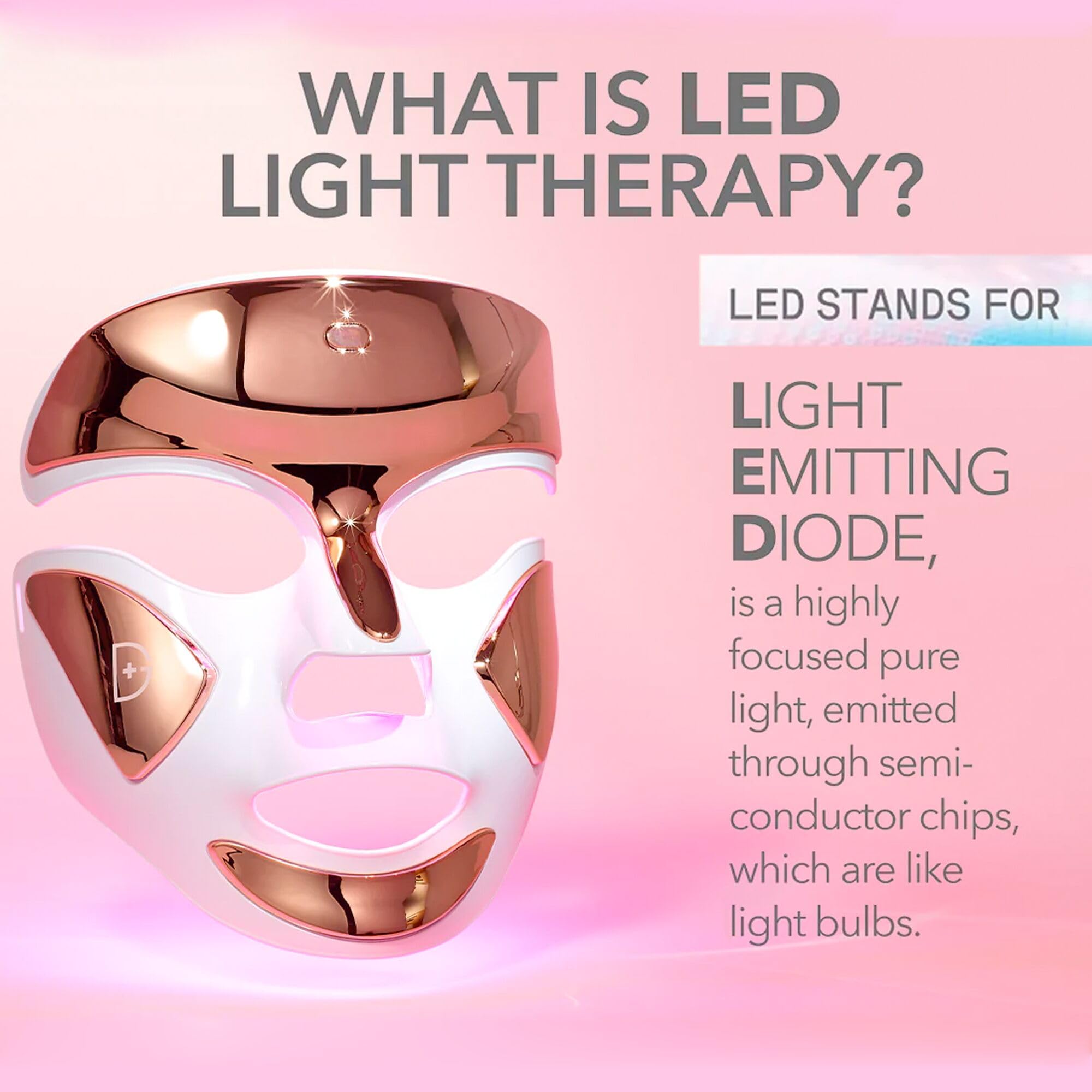 Dr Dennis Gross dpl FaceWare Pro Pink LED Mask Gift Set – Collagen, Brightening & Firming with Cleansing Oil, Dewy Deep Cream & 5 Universal Daily Peels | $592 Value