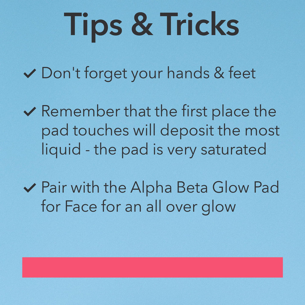 Dr Dennis Gross Glow Pad Body – Buildable Hydrating Self-Tanner Towelettes with AHAs/BHAs