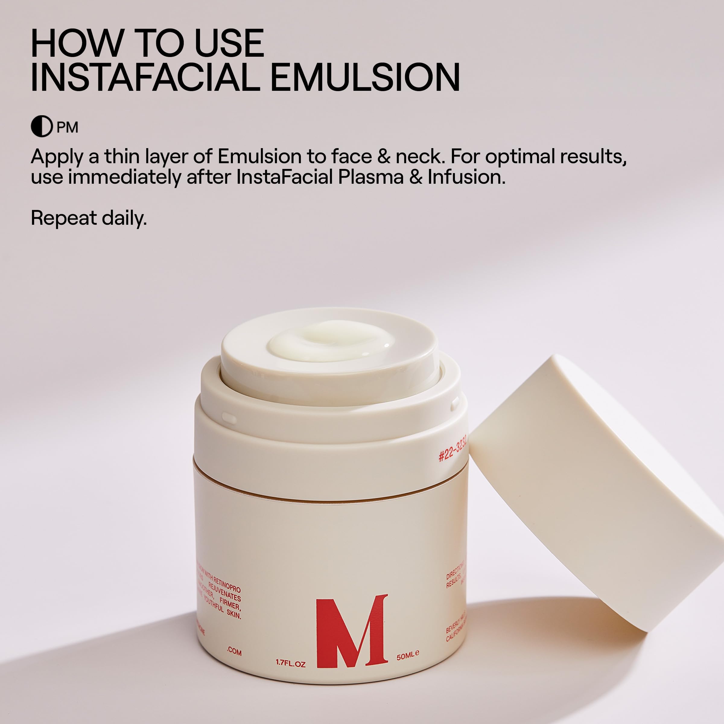 Dr. Diamond's Metacine InstaFacial Emulsion Night Cream | Retinoid & Growth Factor Complex
