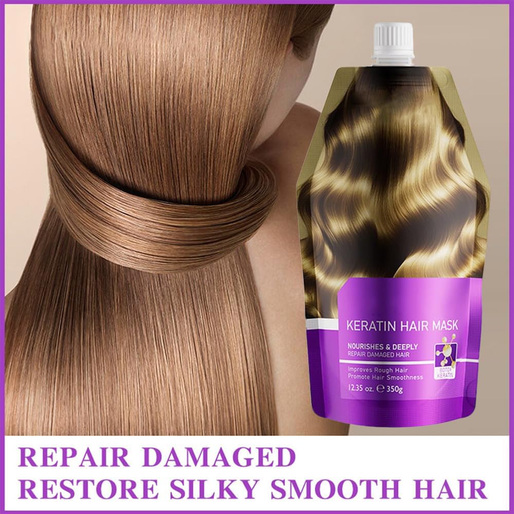 DR.EMMET Keratin Moisturizing Hair Mask – Deep Conditioning for Dry, Damaged Hair