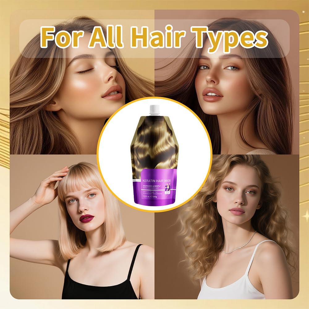 DR.EMMET Keratin Moisturizing Hair Mask – Deep Conditioning for Dry, Damaged Hair