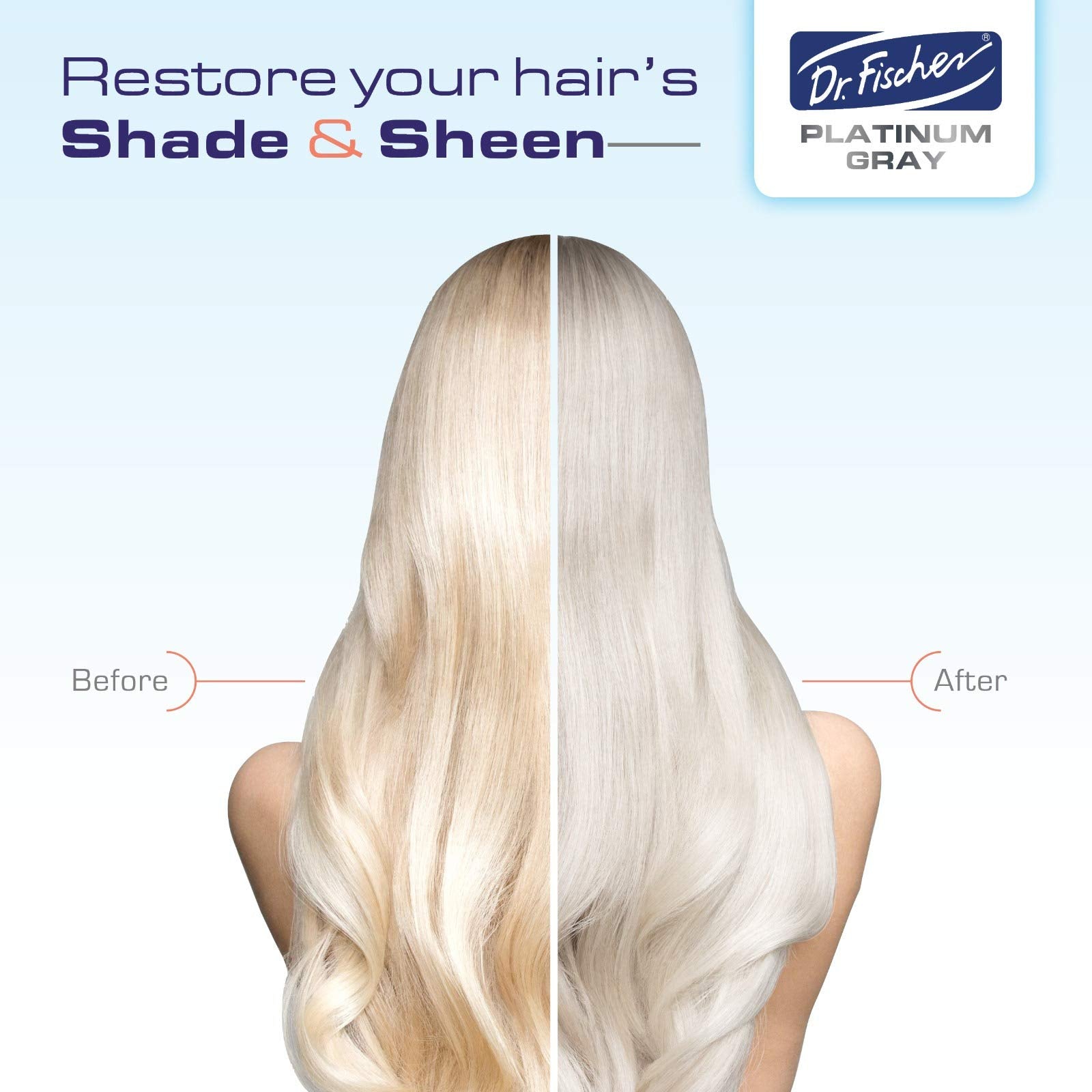 Dr. Fischer Purple Mask for Silver Perfection - Neutralizes Yellow Tones, Hydrates Gray Hair, Sulfate-Free