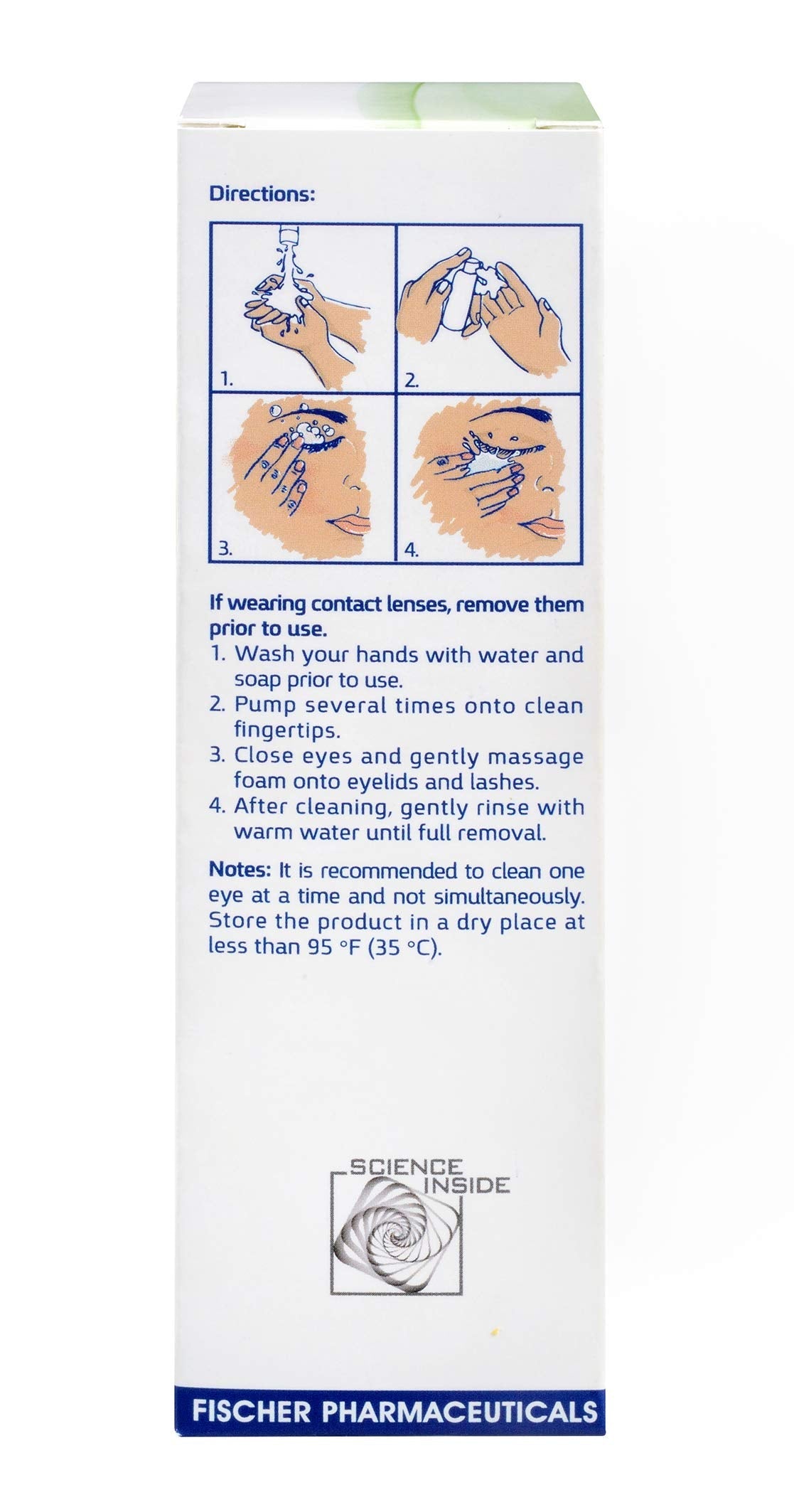 Dr. Fischer Tea Tree Oil Eyelid Cleanser – Gentle Tear-Free Eye Wash