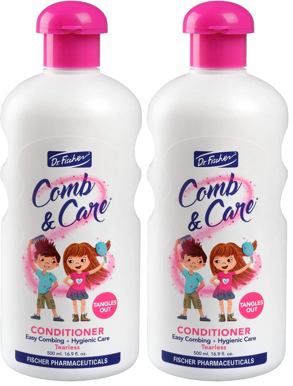 Dr. Fischer Tear Free Conditioner for Kids and Babies – Gentle Detangling, Pack of 2