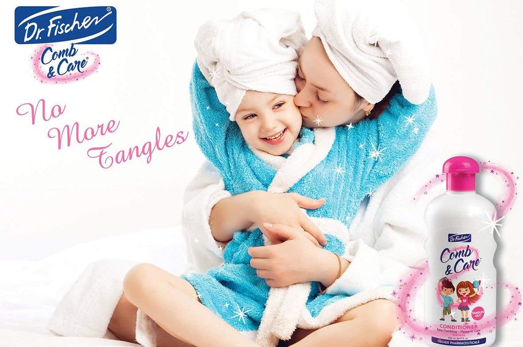 Dr. Fischer Tear Free Conditioner for Kids and Babies – Gentle Detangling, Pack of 2