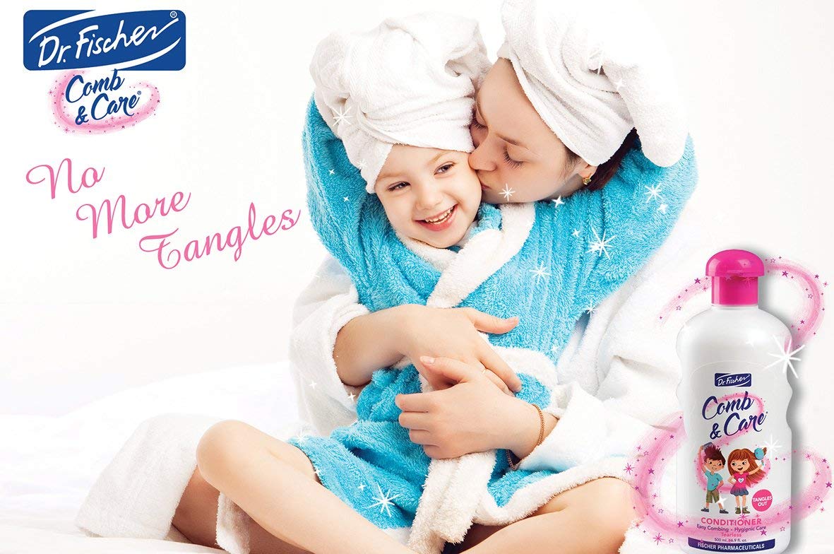 Dr. Fischer Tear Free Conditioner for Kids and Babies – Gentle Detangling, Pack of 2
