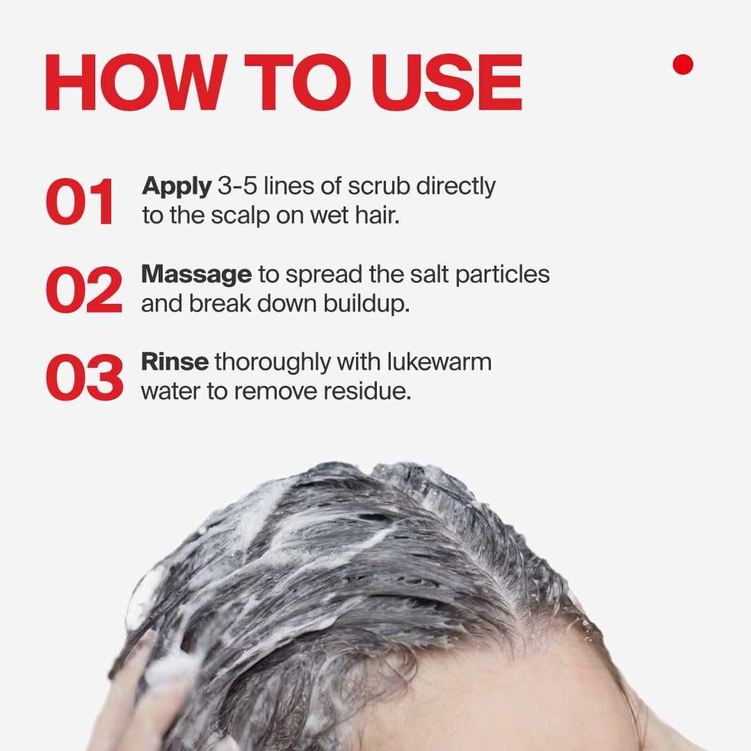 Dr.FORHAIR Folligen Sea Salt Scaler – Scalp Exfoliator & Scrub, Korean Hair Care, 10.58 fl oz