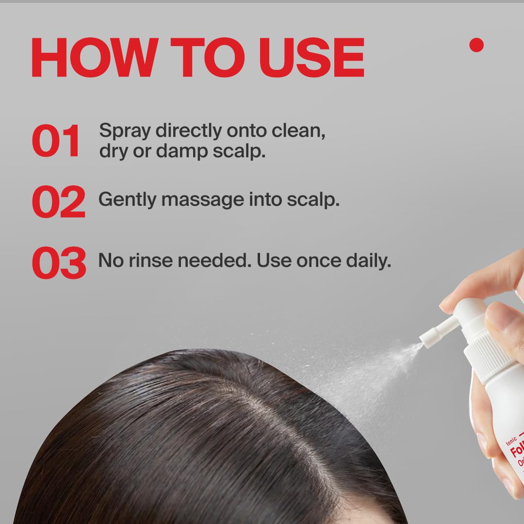 Dr.FORHAIR Folligen Tonic – Scalp Nourishment Serum for Fuller-Looking Hair (4.06 fl oz)