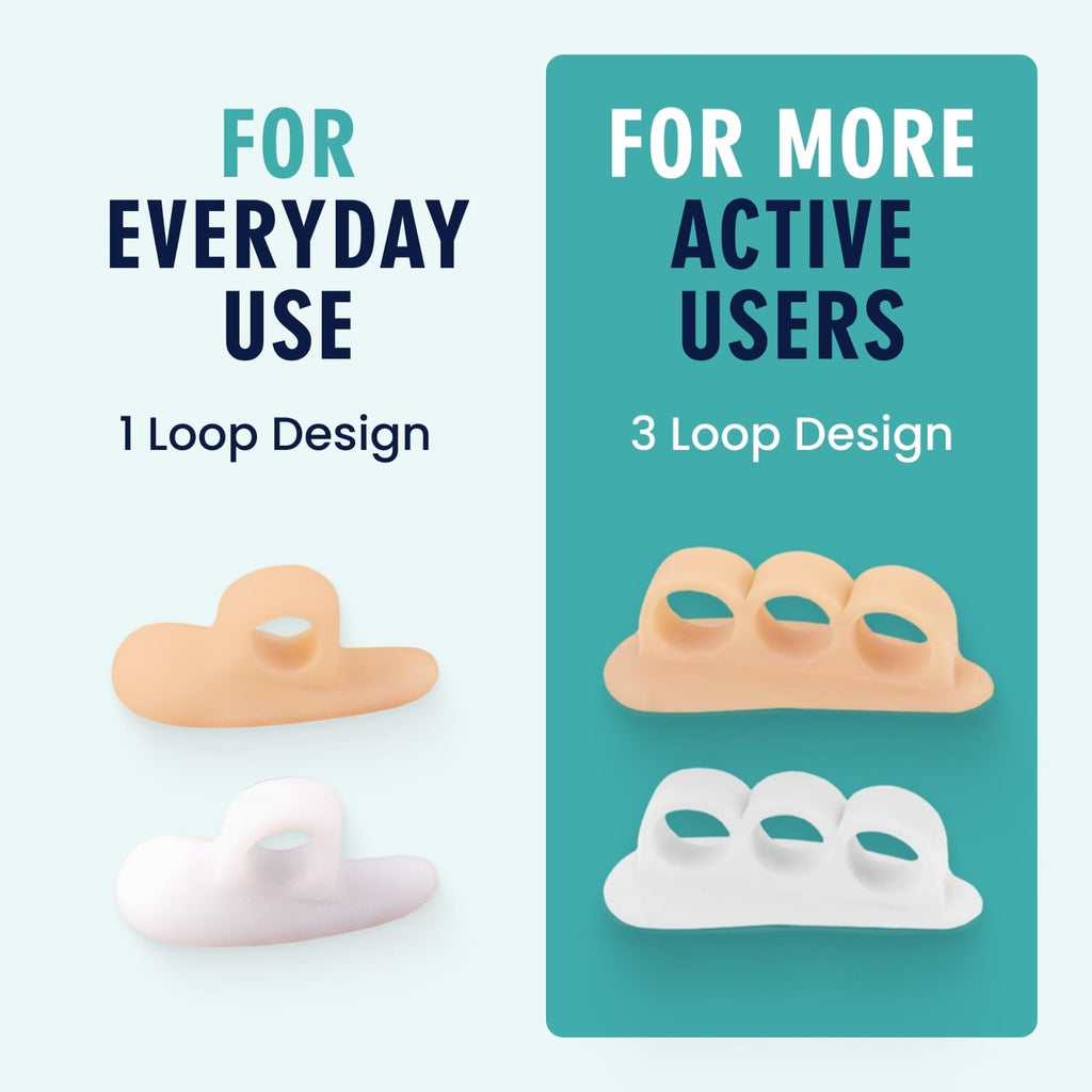 Dr. Frederick's Original Hammer Toe Corrector Gels – 2 Pairs for All-Day Toe Alignment