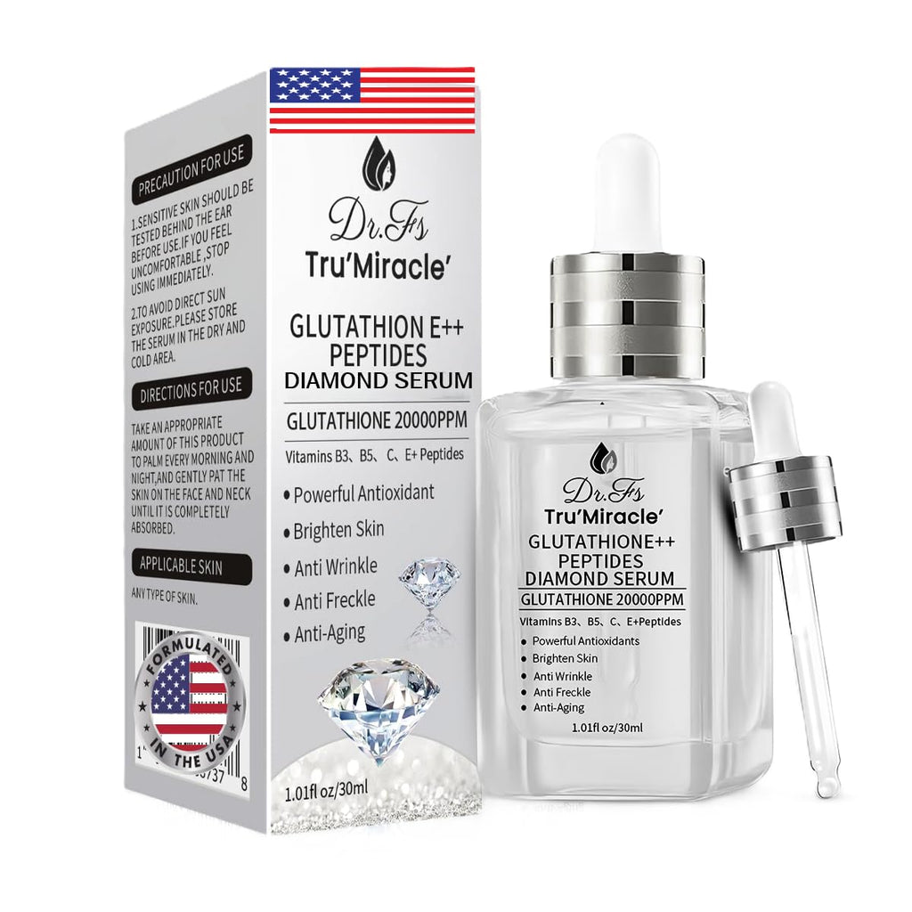 DR.FS Tru' Miracle Glutathione Serum with 5+ Peptides – 20,000ppm Brightening & Dark Spot Serum