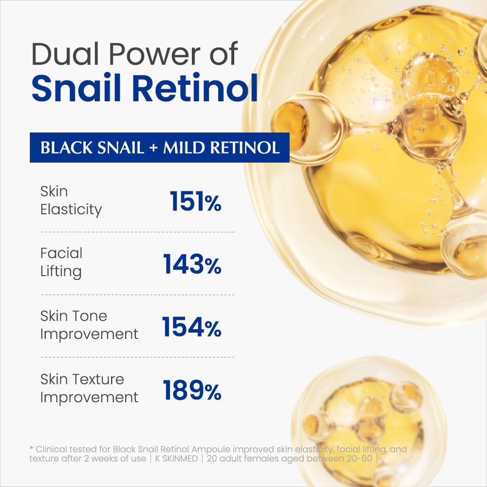 Dr.G Black Snail Retinol Ampoule – Advanced Korean Skincare for Glow & Even Tone