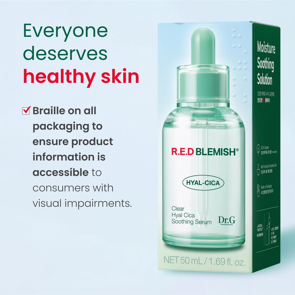 Dr. G R.E.D. Blemish Clear Hyal-Cica Serum – Hydration with Hyaluronic Acid & Centella, 1.69 fl oz