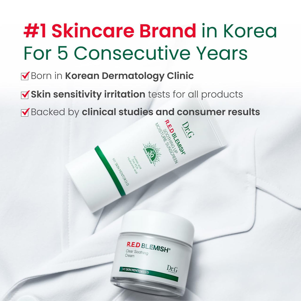 Dr. G R.E.D. Blemish Clear Hyal-Cica Serum – Hydration with Hyaluronic Acid & Centella, 1.69 fl oz