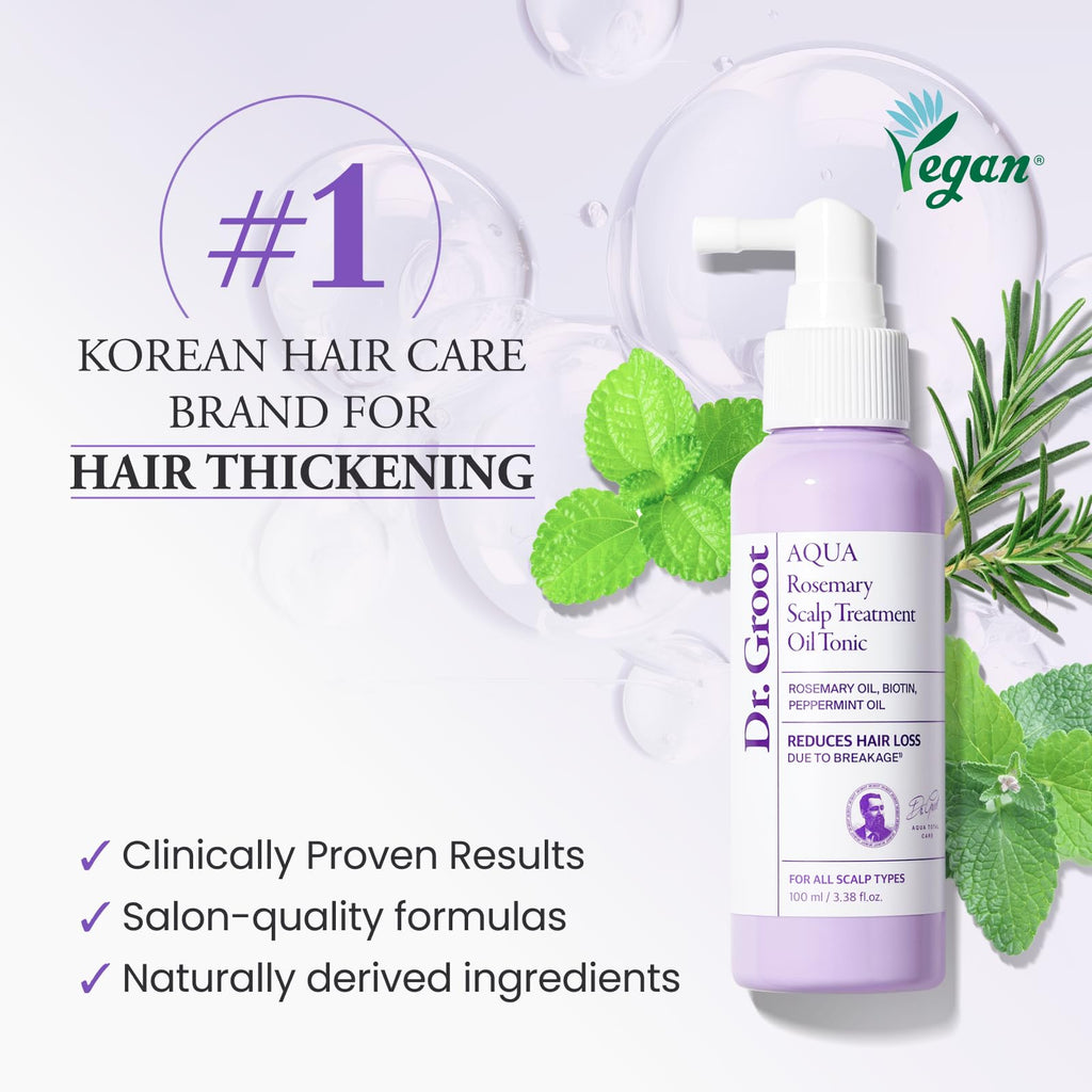 Dr.Groot Rosemary Mint Oil Tonic – Hair Growth with Biotin & Hyaluronic
