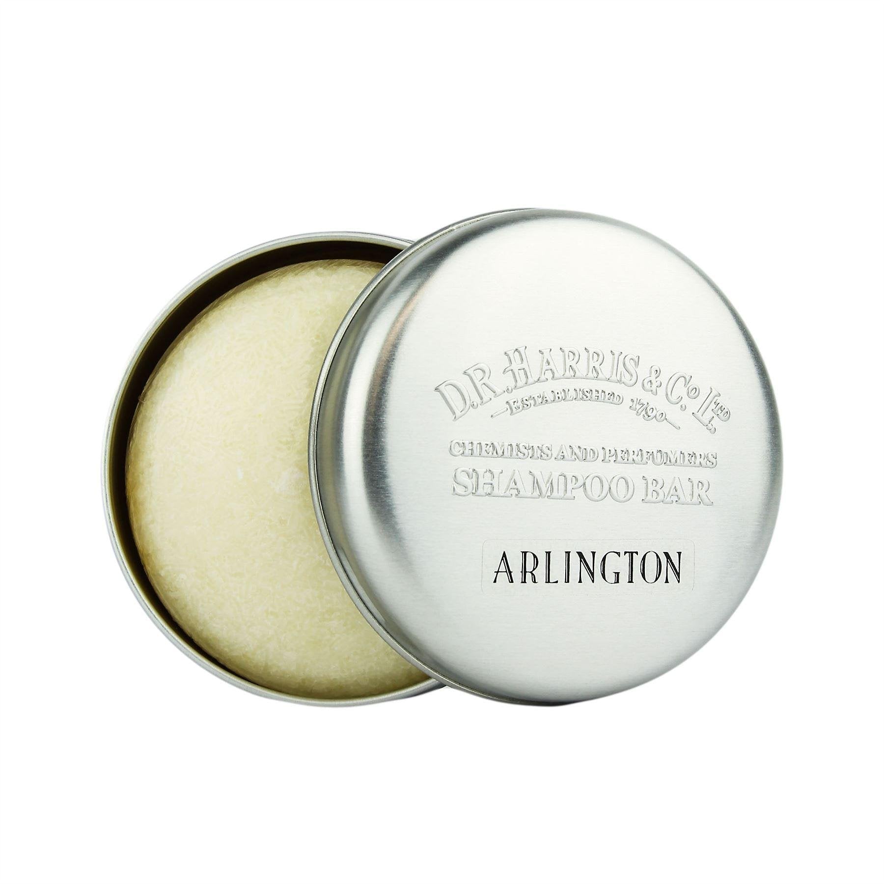 D.R. Harris Arlington Shampoo Bar 50g – For Normal Hair | Rich Lather, Travel Tin