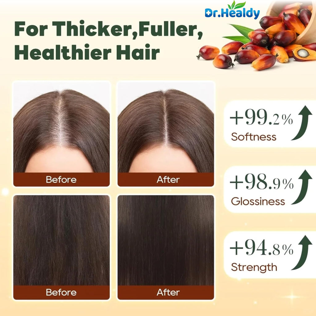 Dr. Healdy Batana Oil Shampoo & Conditioner Set — Hair Growth, Thickening & Hydration (Sulfate Free)