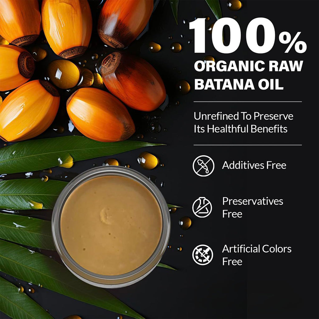 Dr Healdy Batana Oil for Hair Growth and Nourishment - 100% Raw Unrefined Batana from Honduras (120ml)