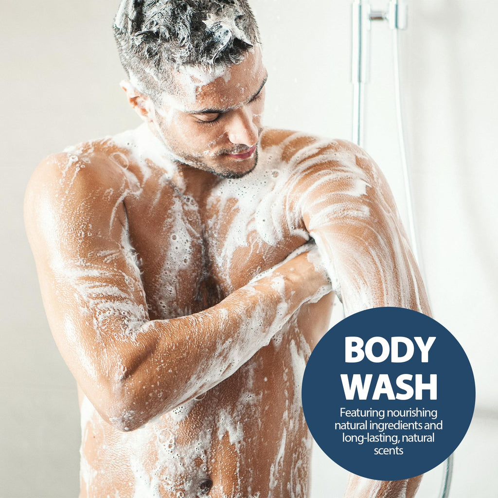 Dr. Healdy Body Wash with Pump – Relaxing Citrus & Cedar, 24h Moisture, Pack of 2