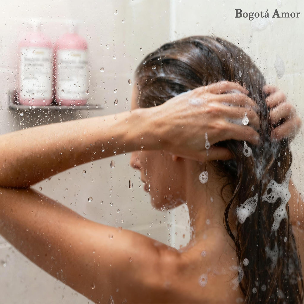 Dr. Healdy Moisturizing Shampoo & Conditioner Set — Batana Oil, 72-Hour Hydration, Pink Rose
