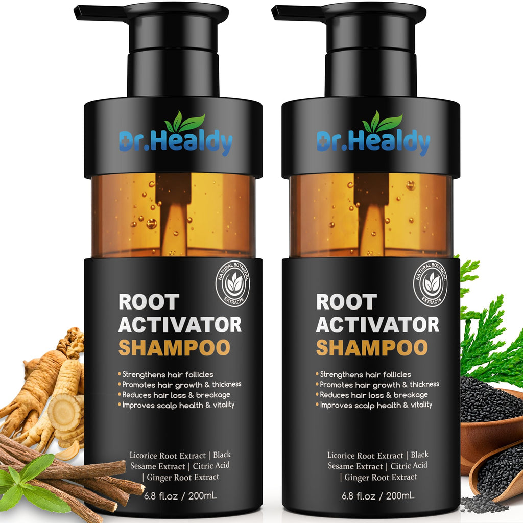 Dr. Healdy Root Activator Shampoo for Men — Hair Growth & Anti-Thinning, Sulfate Free, 13.6 oz
