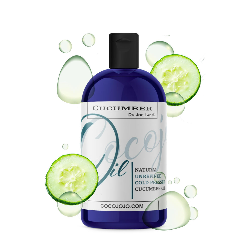 Dr Joe Lab Cucumber Seed Oil – Pure Cold-Pressed Virgin Carrier Oil, 16 oz