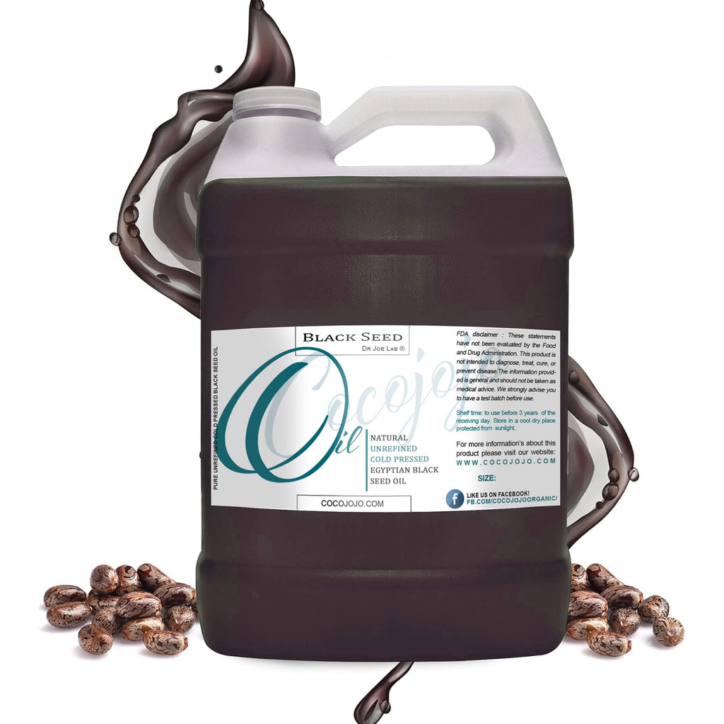Dr Joe Lab Egyptian Black Seed Oil – Pure Cold-Pressed Black Cumin for Hair, Skin & Nails (128 oz)