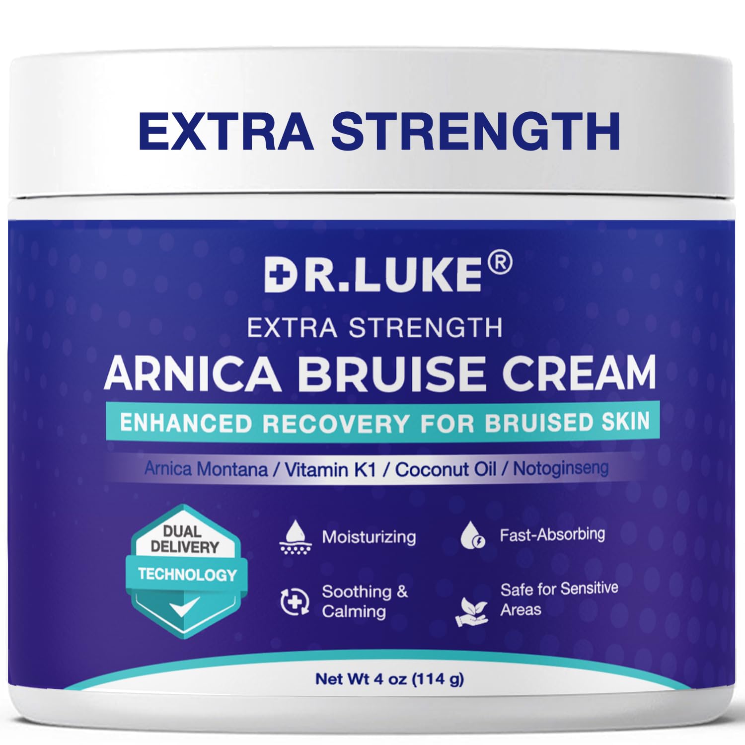 Dr. Luke Arnica Bruise Cream Extra Strength – Fast Relief for Bruising, Swelling & Discoloration