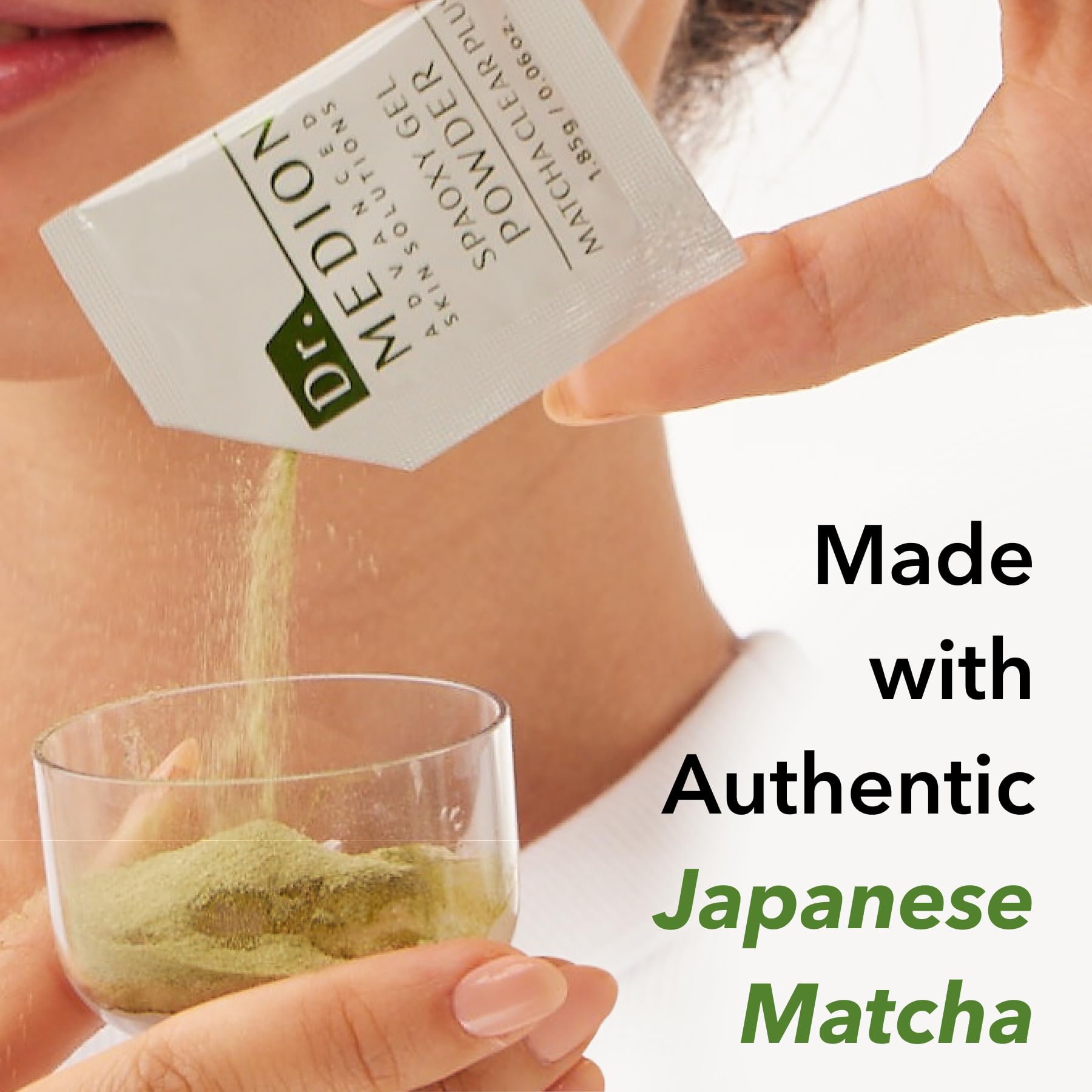 DR.MEDION Spaoxy Gel Mask Matcha CO2 — Brighten Skin & Clear Pores (5-Unit Set)