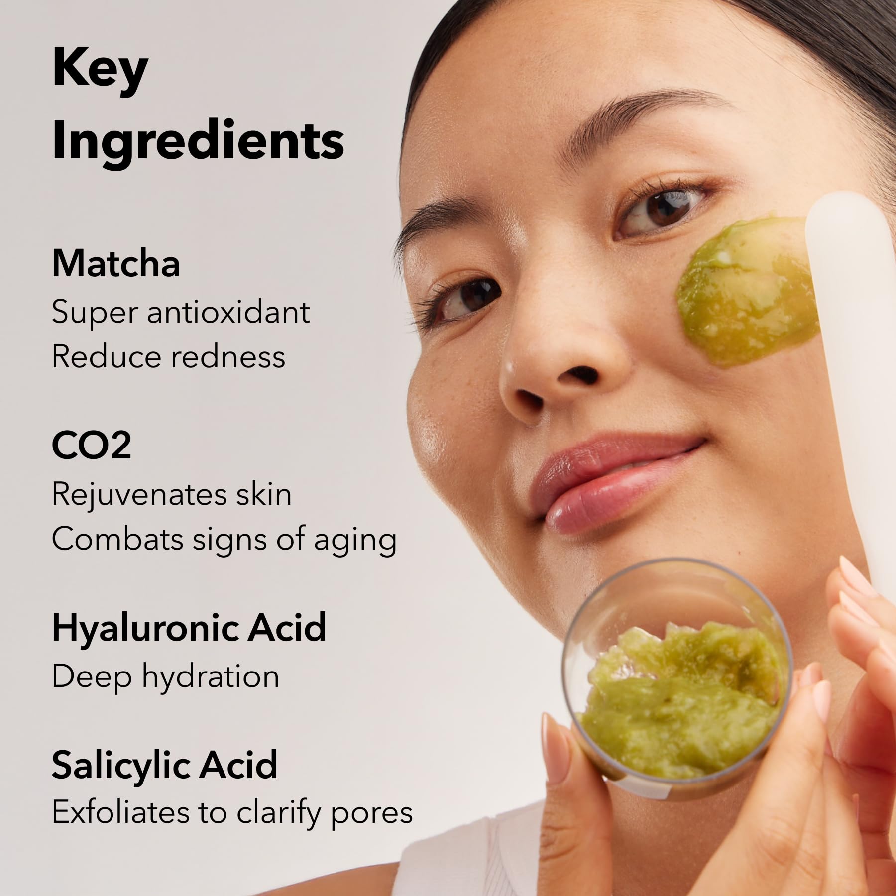 DR.MEDION Spaoxy Gel Mask Matcha CO2 — Brighten Skin & Clear Pores (5-Unit Set)