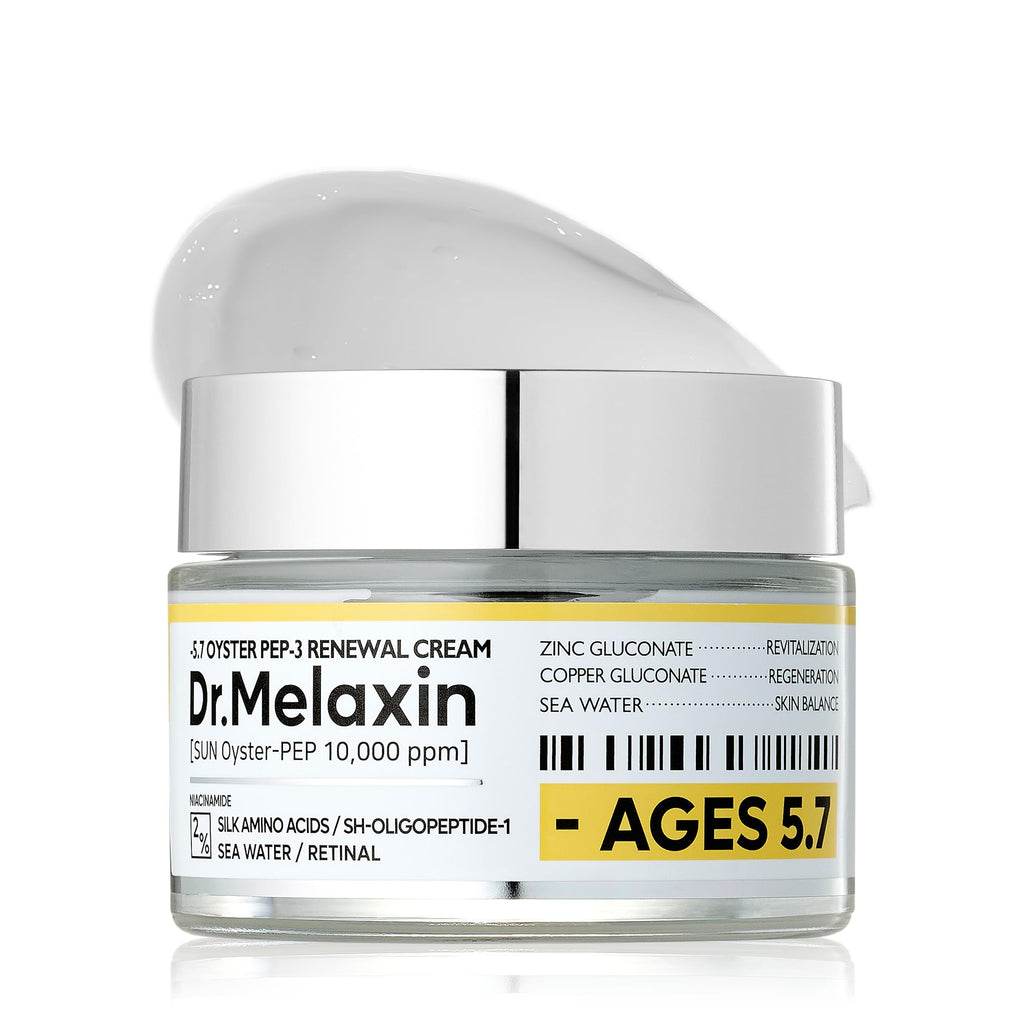 Dr.Melaxin Oyster Pep3 Renewal Cream | Daily Anti-Aging Moisturizer for Elasticity & Wrinkles - 50ml