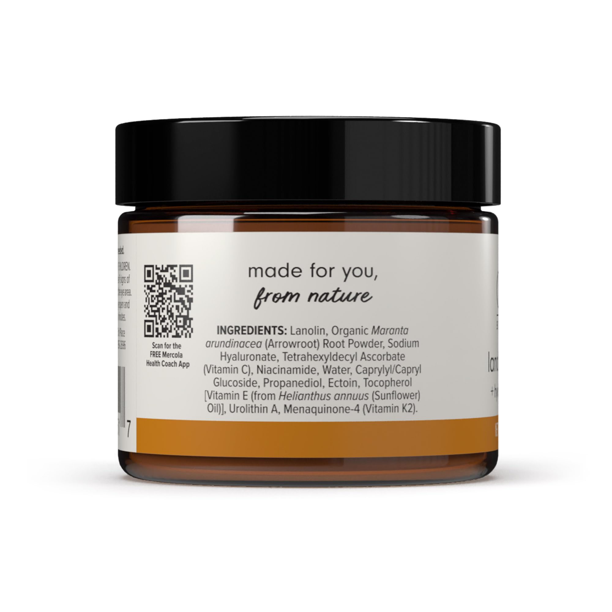 Dr. Mercola Ola Lanolin Cream with Hyaluronic Acid – 2 oz