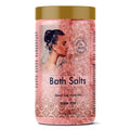 DR.MUD Dead Sea Salt Bath Soak with Rose – 42.3 oz Mineral-Rich Bath Salt