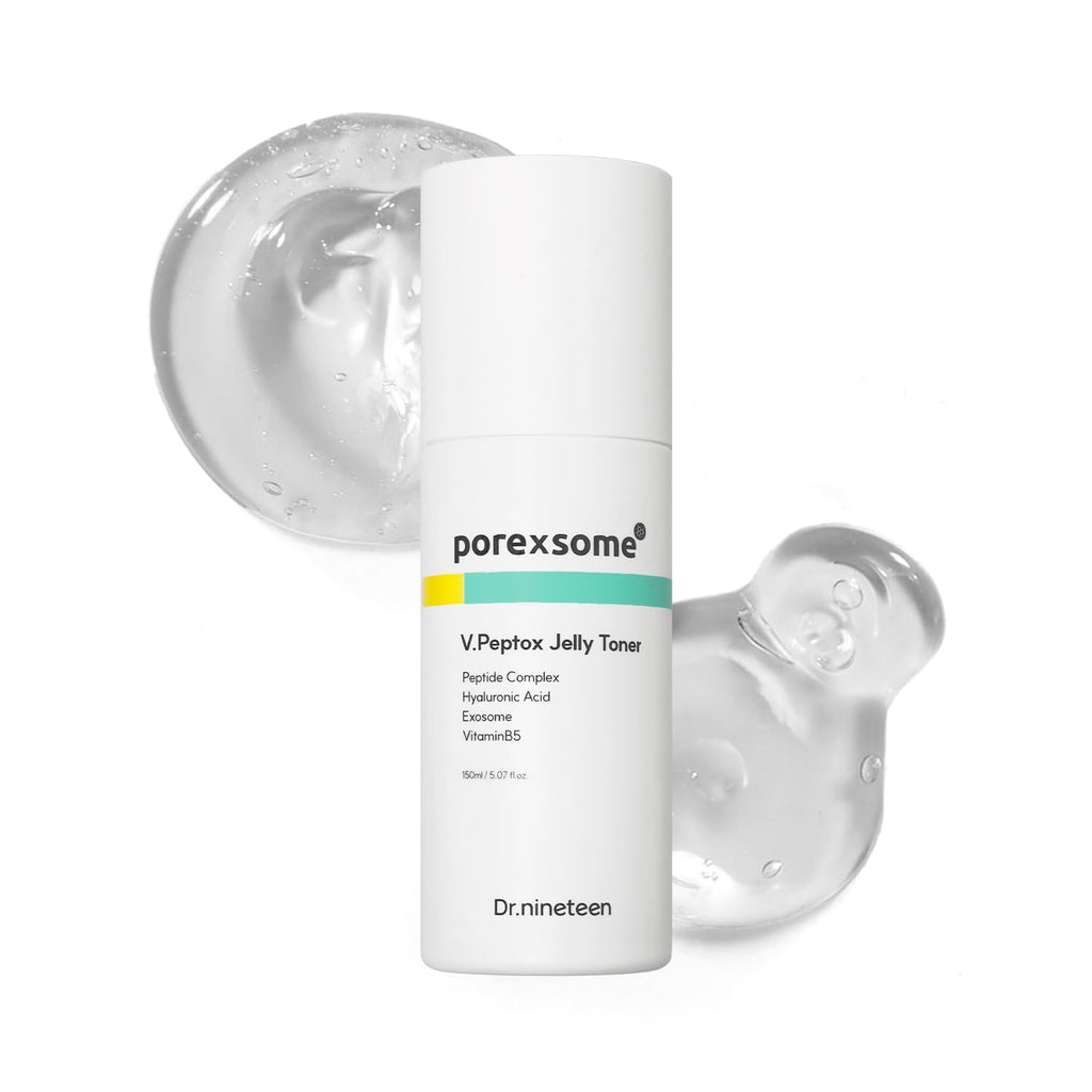 Dr.nineteen V.Peptox Jelly Toner – 25,000ppm Peptides, 10 HA, Exosome | Pore Care