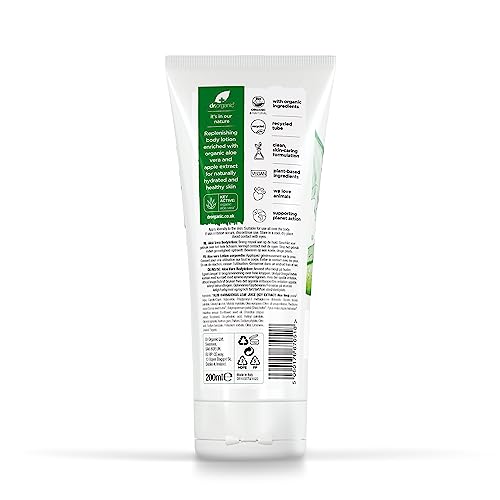 Dr. Organic Aloe Vera Skin Lotion – Bioactive Aloe, Cocoa & Shea Butter, 6.8 fl oz