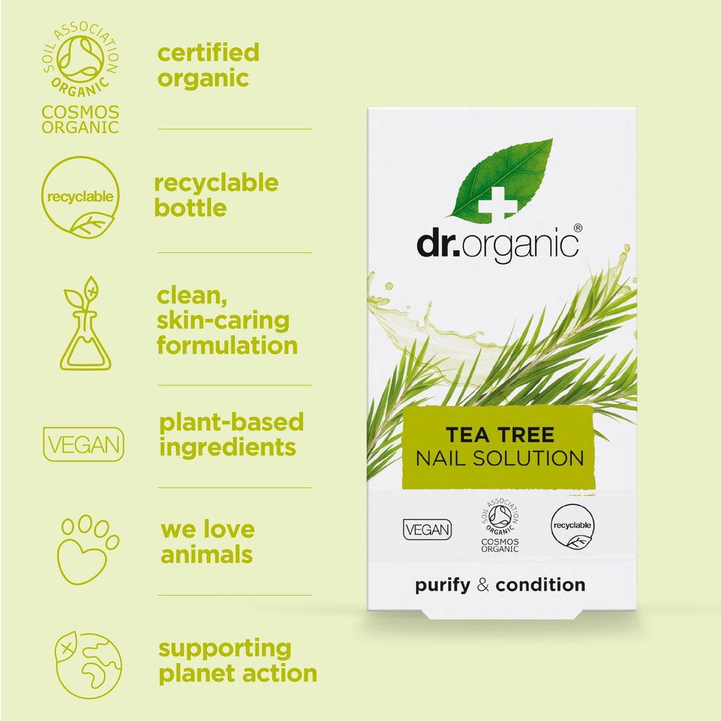 Dr. Organic Organic Doctor Tea Tree Nail Solution – 0.34 fl oz